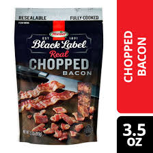 HORMEL BLACK LABEL Real Chopped Bacon Topping, Shelf Stable, 3.5 Oz Plastic Pouch