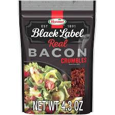 HORMEL BLACK LABEL Real Pork Bacon Crumbles Pouch 4.3 OZ