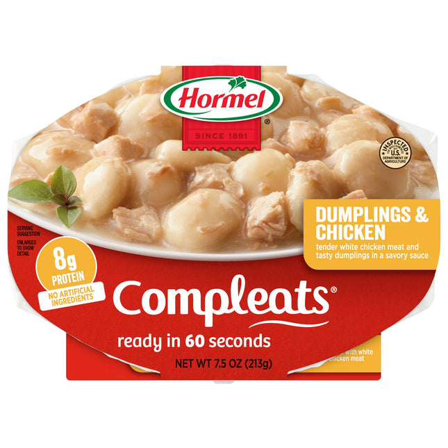 HORMEL COMPLEATS Dumplings & Chicken, ,2-7.5 oz PK