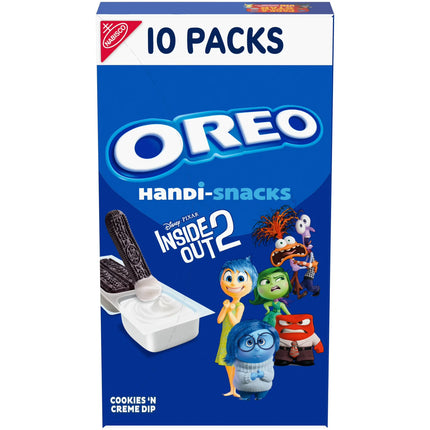Handi-Snacks OREO Cookie Sticks 'N Creme Dip Snack Packs, 10 Snack Packs