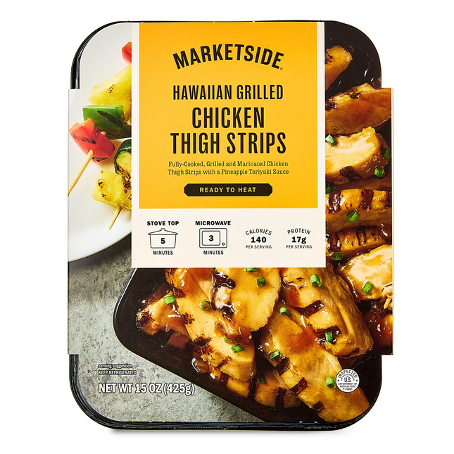 Hawaiian Grilled Chicken Thigh Strips, 15 oz