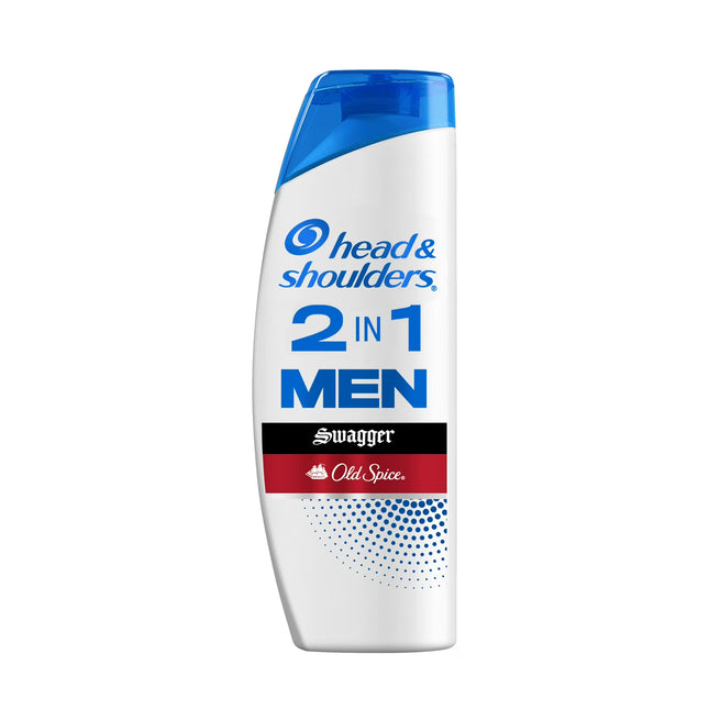 Head & Shoulders Mens 2 in 1 Dandruff Shampoo and Conditioner, Old Spice Swagger, 12.5 Oz