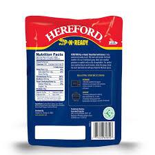 Hereford Fully Cooked Roast Beef with Gravy, Shelf Stable Pouch, 10 Oz