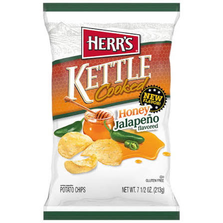 Herr’s Honey Jalapeño Kettle Cooked Potato Chips, 2.1 oz