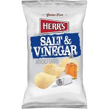 Herr's Salt & Vinegar Potato Chips, 2.2 oz.