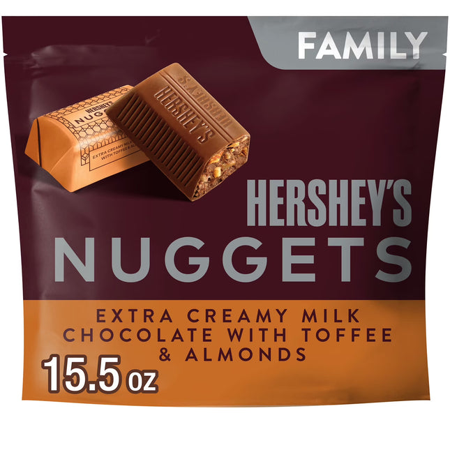 Hershey'S Nuggets Milk Chocolate, Toffee and Almonds Candy 15.6 OZ