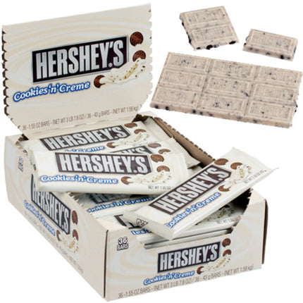 Hershey's - Cookies & Cream Candy Bar - 36 ct