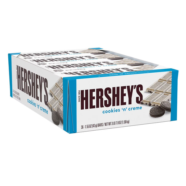 Hershey's - Cookies & Cream Candy Bar - 36 ct