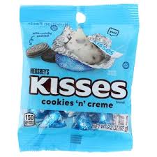 Hershey's Kisses Cookies 'n' Creme Candy, 2.2-oz. Bag