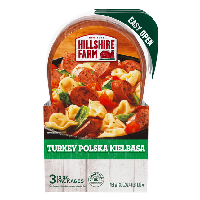 Hillshire Farm Smoked Turkey Kielbasa, 39 oz. 3-13 oz pack