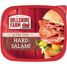 Hillshire Farm Uncured Ultra Thin Hard Salami Deli Lunch Meat, 7 oz