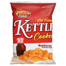 Home Style Select Old Fashioned Kettle Cooked Barbecue Chips, 4.65-oz.