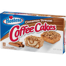 Hostess Coffee Cakes, Cinnamon Streusel 11.6 Oz Box (8 Ct.)