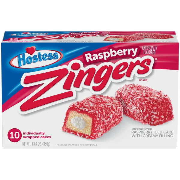Hostess Raspberry Zingers 10 Count , 13.40 oz