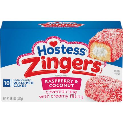 Hostess Raspberry Zingers 10 Count , 13.40 oz