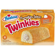 Hostess Twinkies, Golden Sponge Cakes with Pumpkin Spice Filling, 10.86 Oz (LIMITED EDITION)