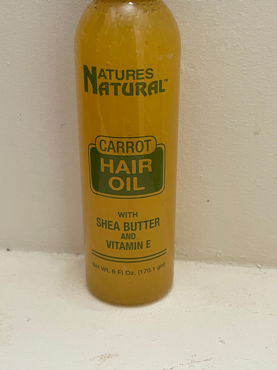 Nature's Natural Carrot Oil W/Shea Butter & Vitamin E 6 oz.