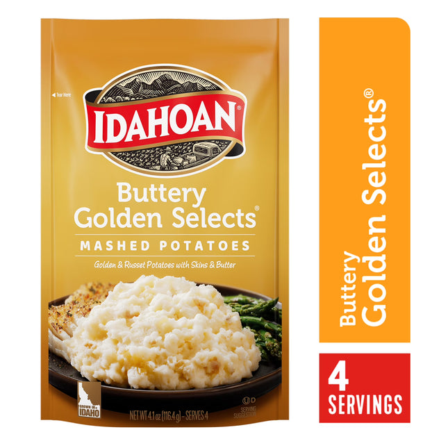 Idahoan Buttery Golden Selects Mashed Potatoes 4.1 oz