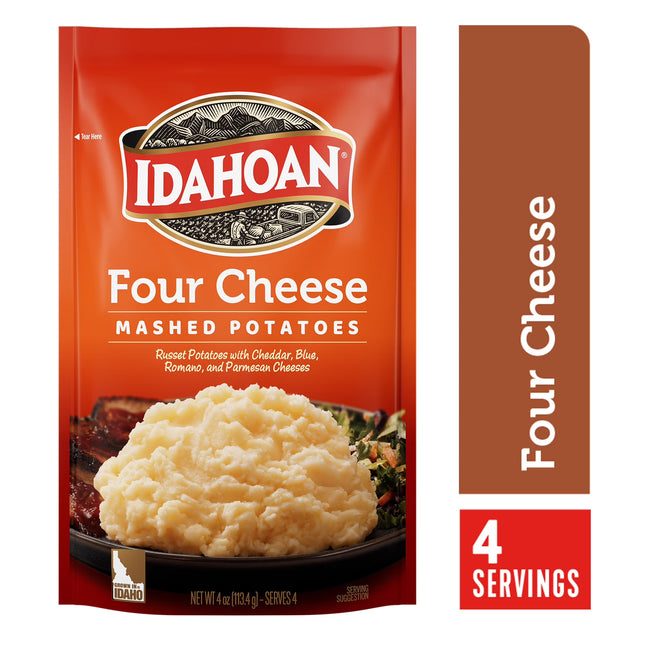 Idahoan Four Cheese Mashed Potatoes, 4 oz