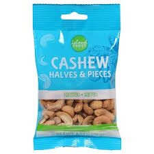 Island Choice Roasted and Salted Cashew Halves & Pieces, 2.5-oz.