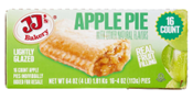 JJ's Bakery, Lightly Glazed Apple Pie, 4 oz, 16-Count