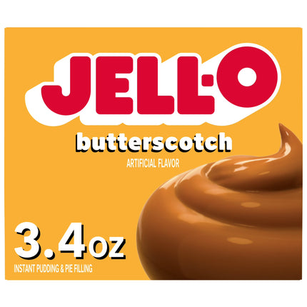Jell-O Butterscotch Instant Pudding & Pie Filling Mix, 3.4 oz