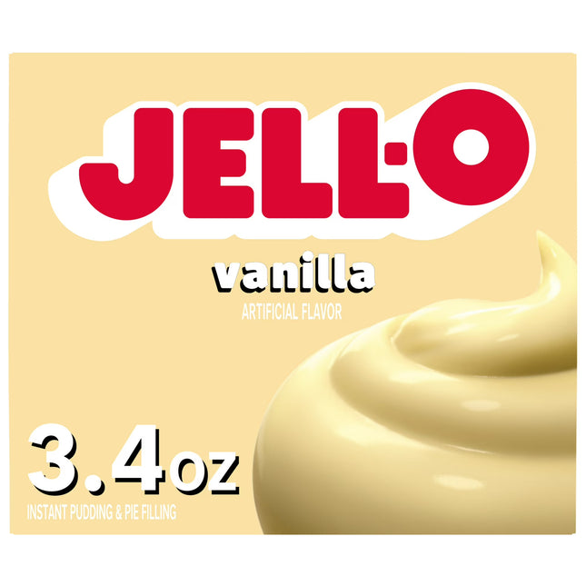 Jell-O Vanilla Instant Pudding Mix & Pie Filling, 3.4 oz.