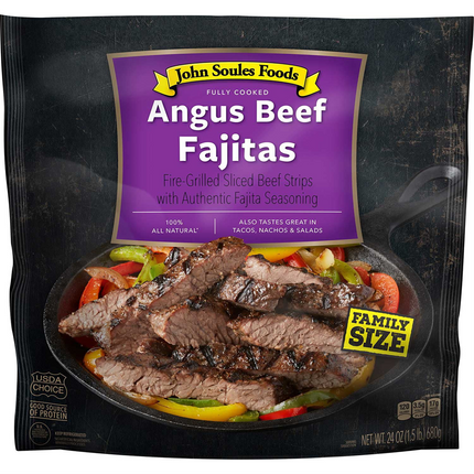 Soules Fully Cooked Angus Beef Fajitas 24 oz.
