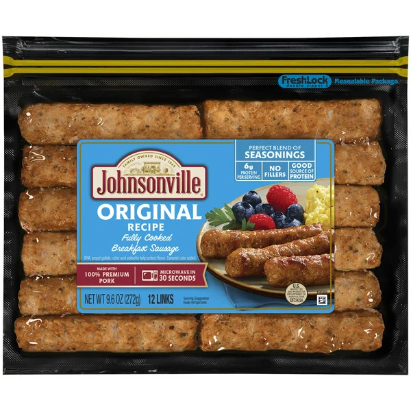 Johnsonville Fully Cooked Breakfast Sausage Original