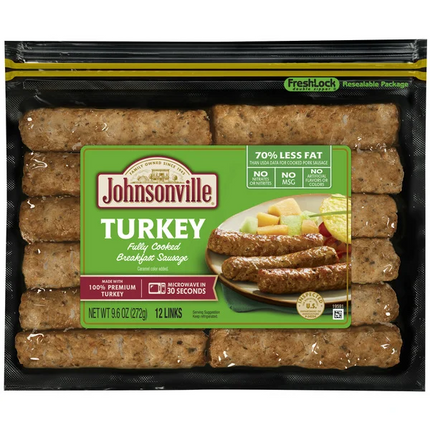 Johnsonville Fully Cooked Turkey Breakfast Sausage