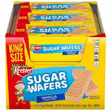 Keebler Sugar Wafers, Vanilla, 4.4 oz - 9 ct