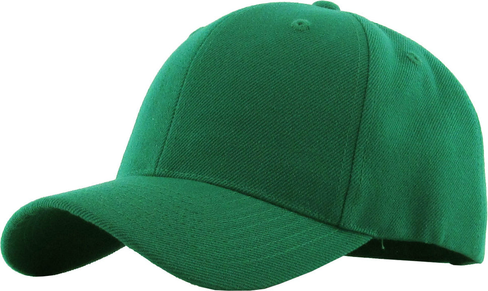 CURVED VELCRO Baseball Cap K. Green