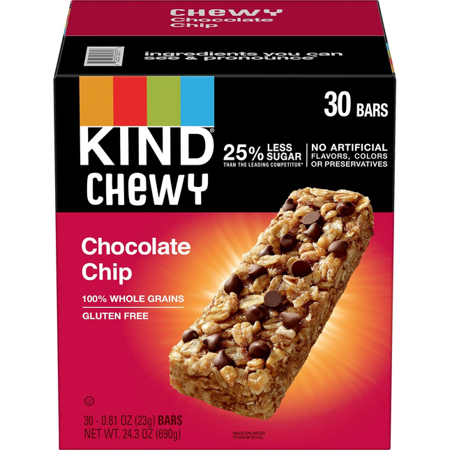 KIND Chewy Chocolate Chip Granola Bars 30 ct.