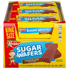 Keebler Sugar Wafers, Chocolate 4.4 oz - 9 ct