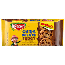 Keebler Chips Deluxe Fudgy Chocolate Chip Cookies with Chunks of Keebler Fudge 11.2 Oz