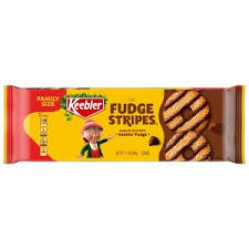 Keebler Fudge Stripes, Original Shortbread Cookies Coated in Keebler Fudge, 11.5 oz