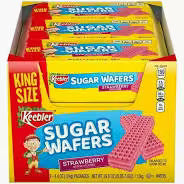 Keebler Sugar Wafers, Strawberry, 4.4 oz - 9 ct