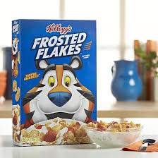 Kellogg'S Frosted Flakes Breakfast Cereal, Fat Free, 12 Oz