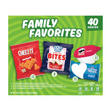 Kellogg's Assorted Snacks Variety Pack, 40 ct.