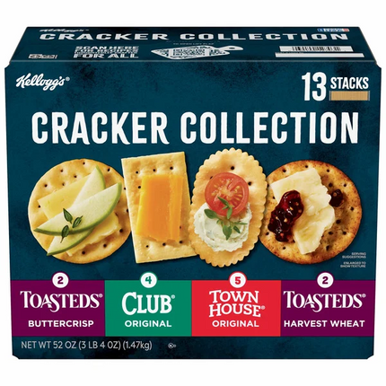 Kellogg's Cracker Collection, Variety Pack, 13 Stacks