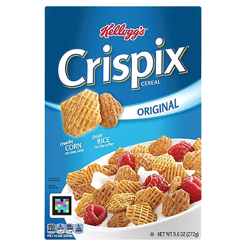 Kellogg's Crispix Original Cold Breakfast Cereal, 9.6 oz