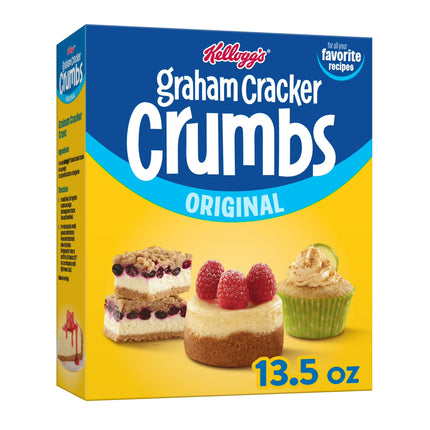 Kellogg's Graham Cracker Original Crumbs, Dessert Ingredients, 13.5 oz