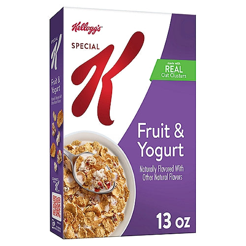 Kellogg's Special K Fruit and Yogurt Cold Breakfast Cereal, 13 oz