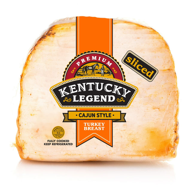 Kentucky Legend Cajun Boneless Quarter Turkey Breast, Sliced, Fully Cooked, 1.5-2.0 lb