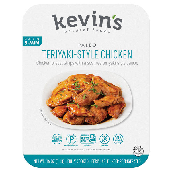 Kevin's Natural Foods Teriyaki-Style Chicken 16 oz