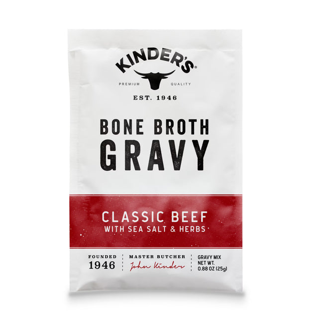 Kinder's Classic Beef Bone Broth Gravy Mix, .88 oz Pouch