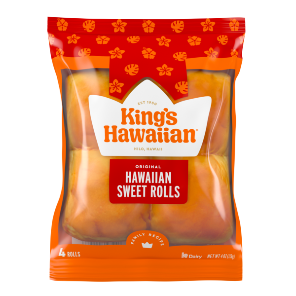King's Hawaiian Original Sweet Rolls 4 ct