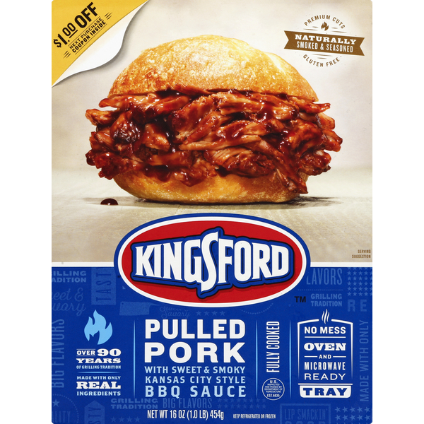 Kingsford Pulled Pork with Sweet & Smoky Kansas City Style BBQ Sauce