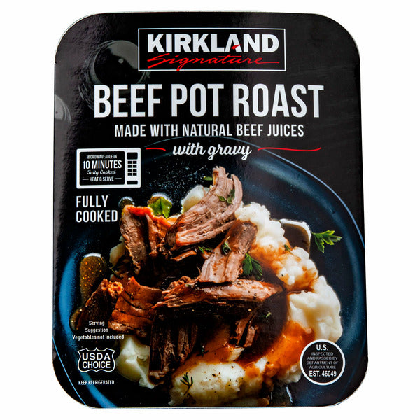 Kirkland Signature Beef Pot Roast with Gravy 2 lbs