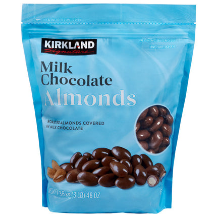KS Milk Chocolate Covered Almonds, 48 oz